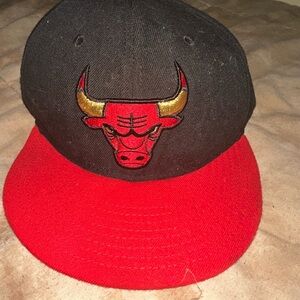 New Era Chicago Bulls Black, Red, and Gold 9FIFTY Cap